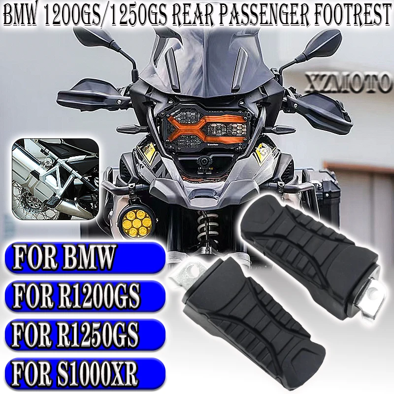 

New Rear Passenger Footrest For Bmw R1200GS R1250GS Adventure GS R1200 R1250 2014-2023 S1000XR Aluminum Footpeg Bracket Foot peg