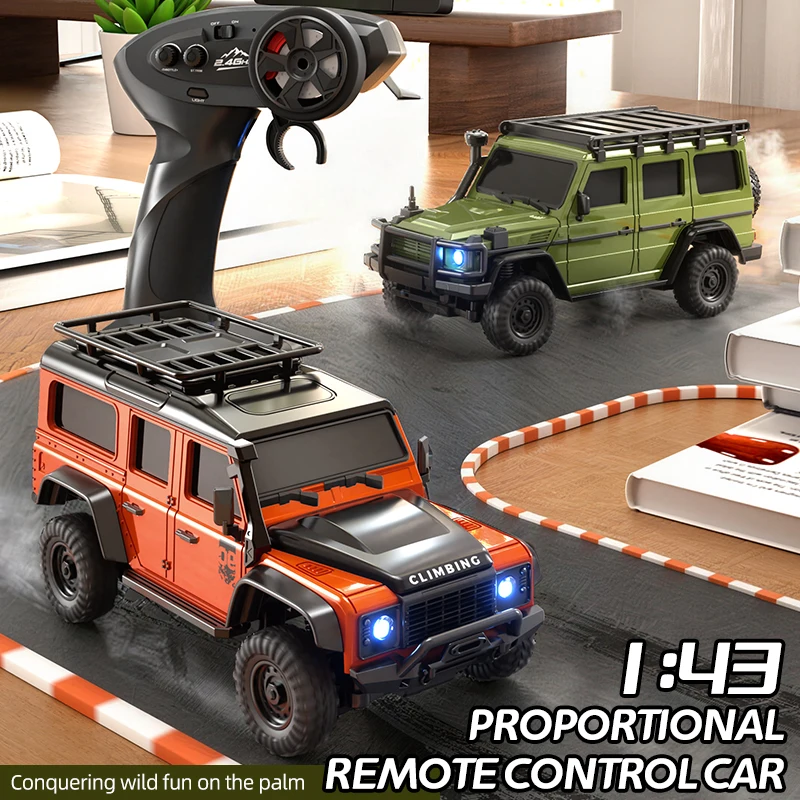 1:43 Scale RC Off-Road Vehicle HB Toys R4301-R4312 4WD 2.4GHz