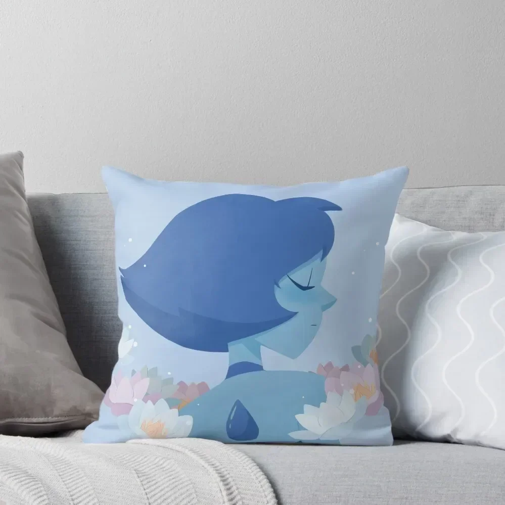 

Pastel Lapis Lazuli portrait Throw Pillow Pillow Covers Decorative Sitting Cushion Pillowcases For Pillows pillow