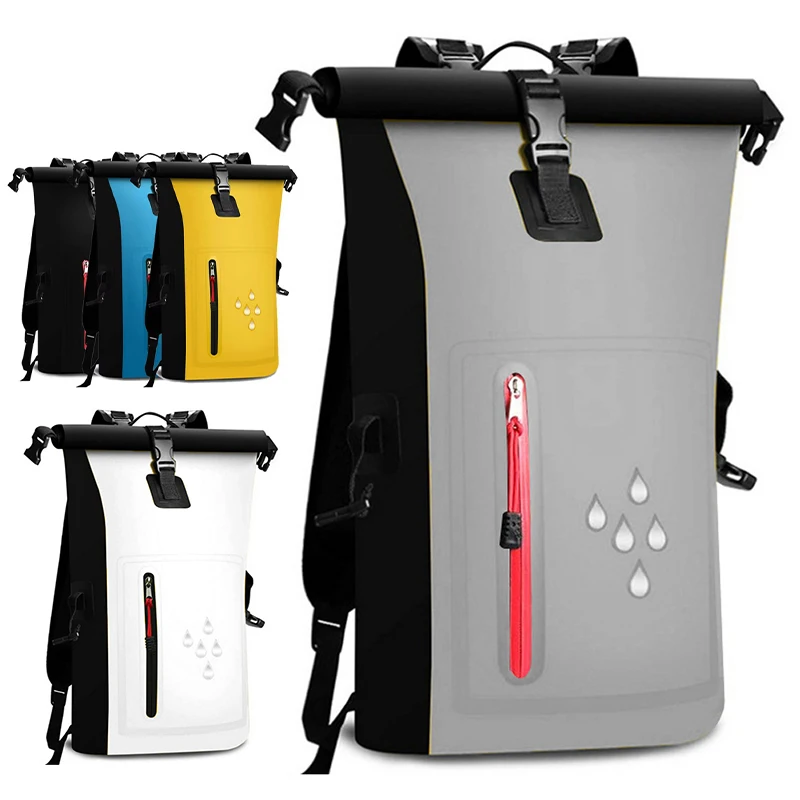 25l-防水ドライバッグ-pvc-大容量軽量フローティングラフティングパック-水泳-カヤック-釣り用-耐久性のあるアウトドア