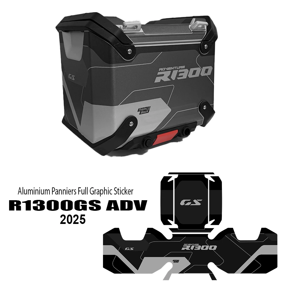 

R1300GS Adventure Luggage Panniers Aluminium Top Box Side Box Suitcase Stickers For R1300GSA R 1300 GS ADV 2025