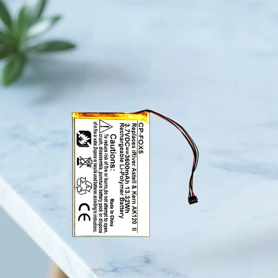 

3500Mah Durable Long-Lasting Performance Music Player Battery For Fiio X1 1St
