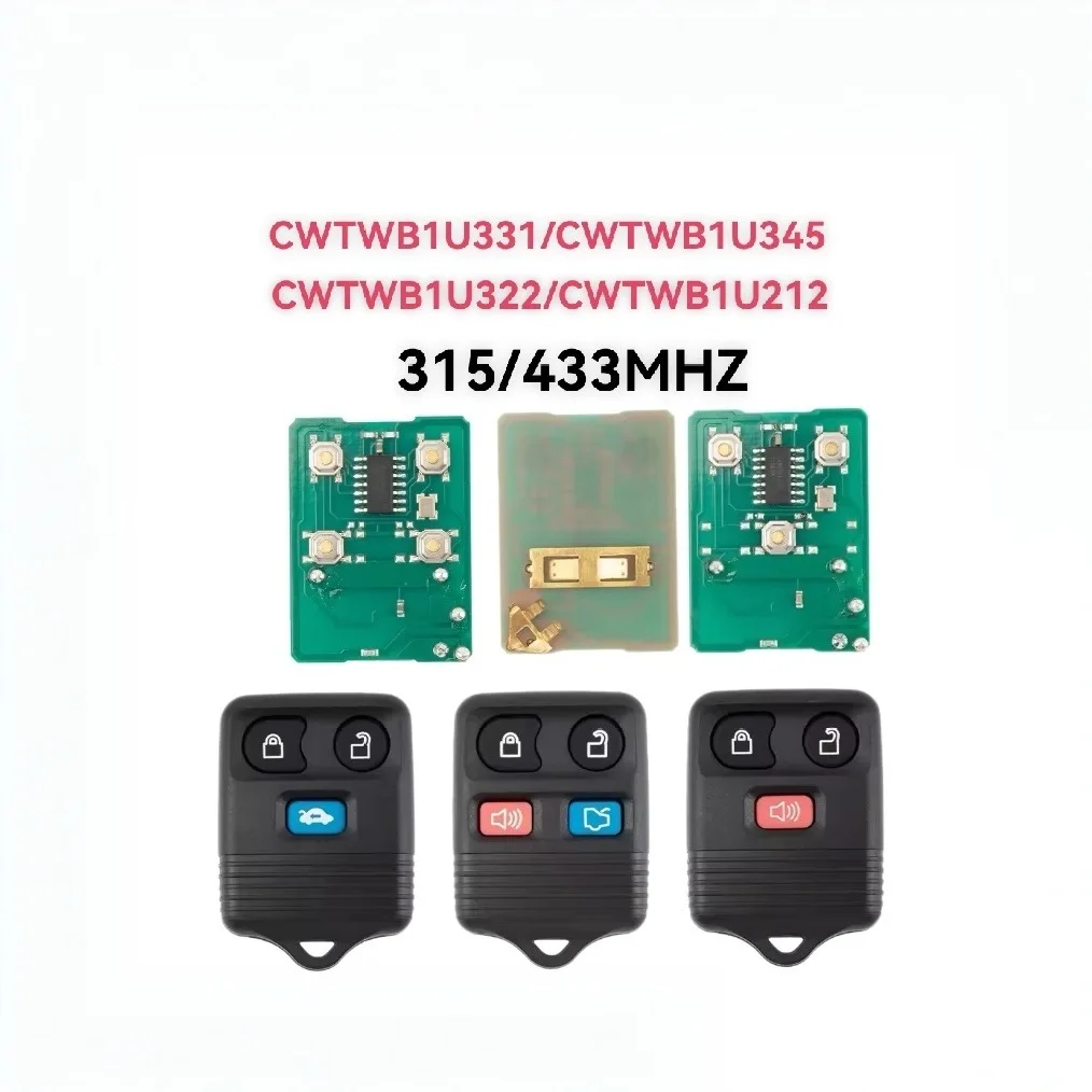 CWTWB1U345/CWTWB1U331 3/4-Tasten 315MHz Autoschlüssel für Ford Ecosport Mazda Tribute V6 3.0 Fernbedienungssender