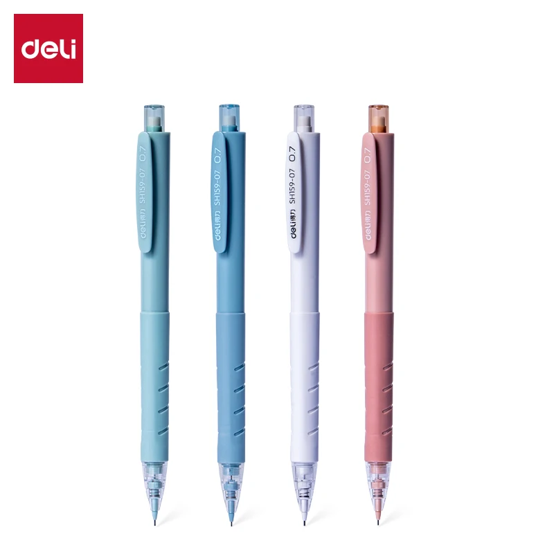 

Deli 4/8 шт. 0,5 мм/0,7 мм механический карандаш школьные принадлежности канцелярские принадлежности для рисования эскиз инструмент ведущие карандаши офисные принадлежности подарок