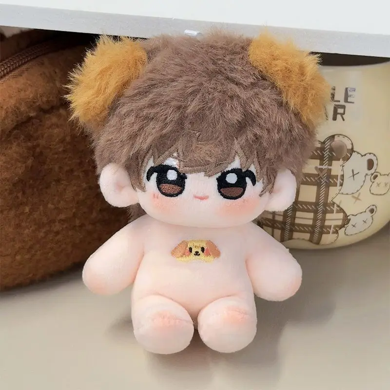 10 cm Mini Skelet Wu Xie Katoenen Pop met Tibetaanse Monniken Sneeuw CP Kostuum Time Raiders DMBJ Dress-up Pluche Marionet Speelgoed voor Gift