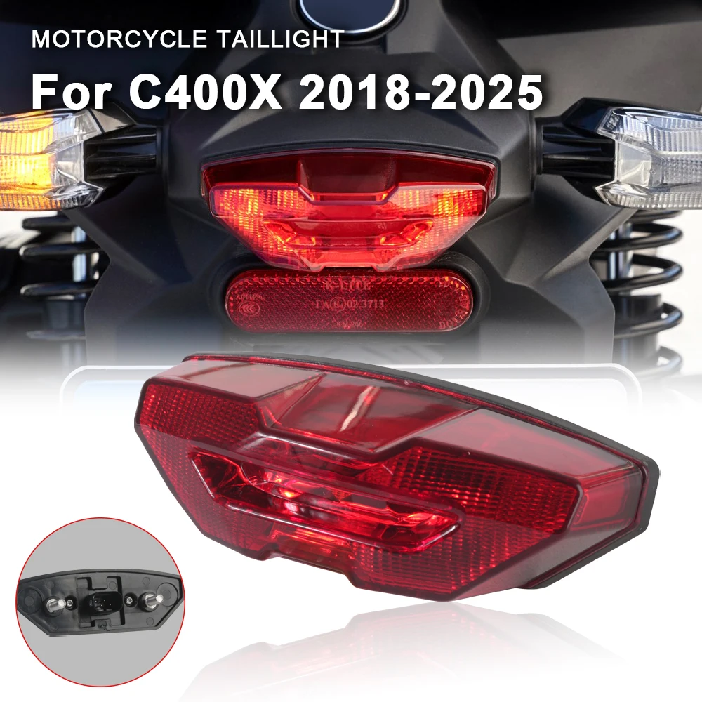 

LED Rear Taillight Motorcycle Tail Light Assembly Accessories For BMW C 400 X C400 X C400X 2018-2025 Brake Stop Lamp Indicator