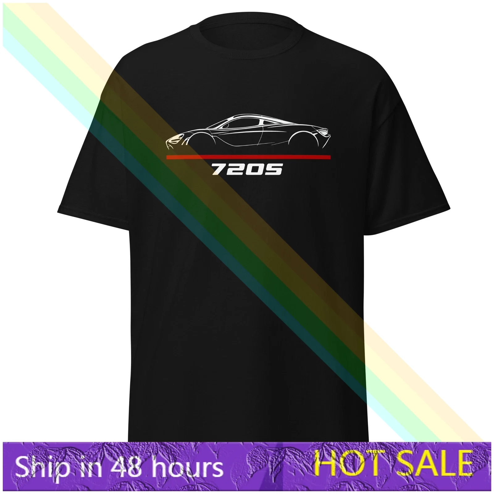 

Men's hot selling summer casual car T shirt M/cL.ar.ens Graphic Premium T-Shirt 720S Supercar Car Enthusiast Birthday Gift