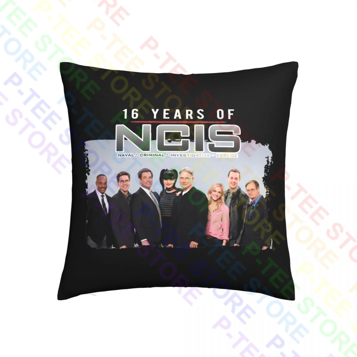 Winter Ncis Anniversary Signature 16 Years Throw Pillow Cover Pillowcase Vintage Skin Care Home Decorative