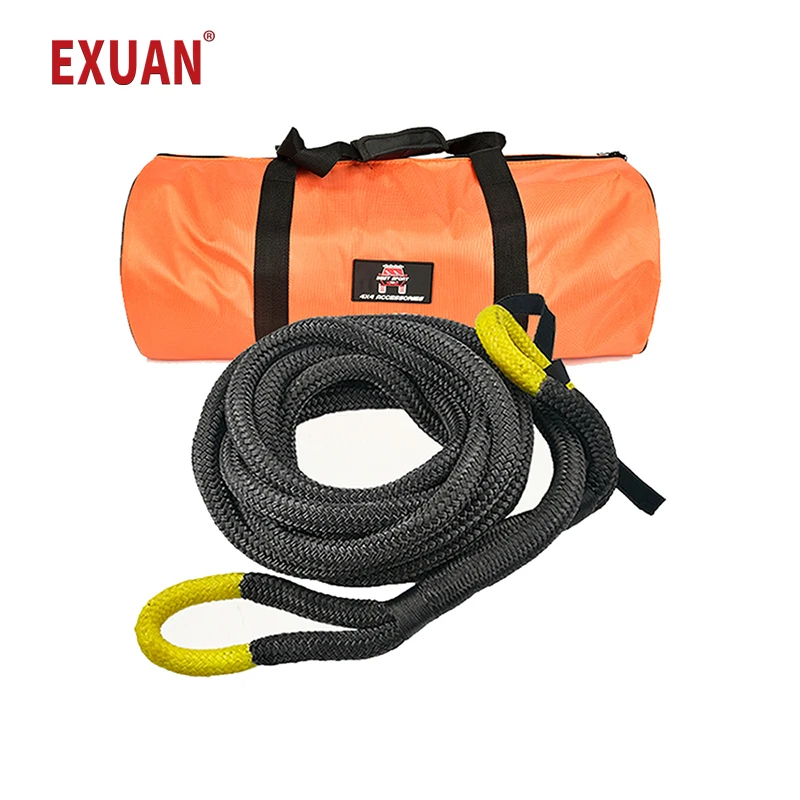 Thick And Thick Professional Off-road Self Outdoor Trailer Rope Rescue Escape Wear Resistant Stretch Nylon Elastic Trailer Rope