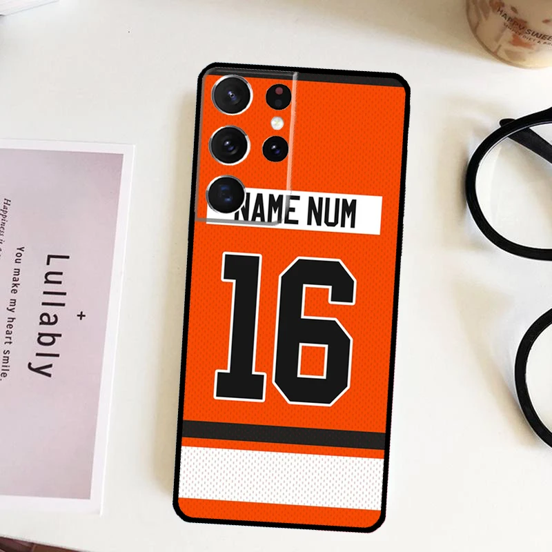 Ice Hockey Personalised Case For Samsung Galaxy S23 S21 S20 FE S8 S9 S10 Note 10 Plus S10e Note 20 S22 Ultra Cover