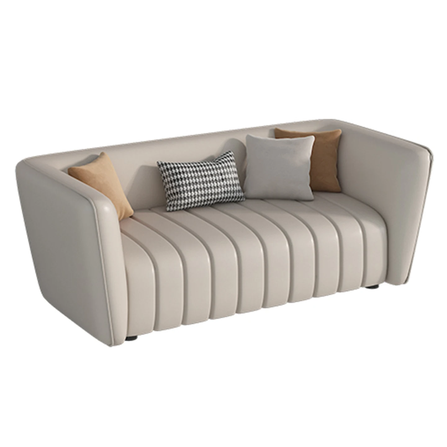 

@#Modern Comfortable Home & Office Leather Material Reclining Sofa Set Custom Reception Furniture for Hotels