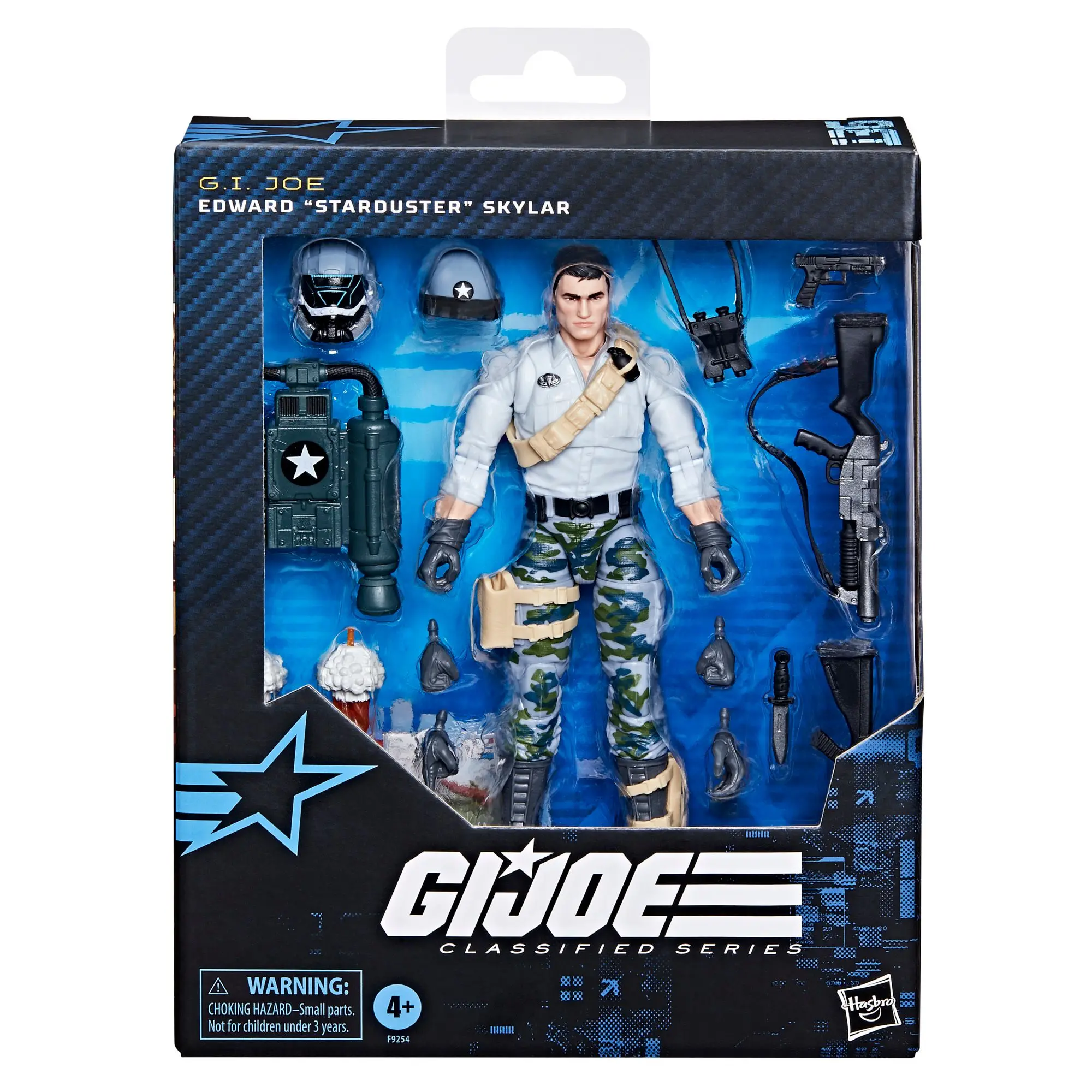 GI. Joe Classified-Serie # 136 Edward Starduster Skylar Deluxe Sammlerstück 6-Zoll-Actionfiguren Spielzeug mit Zubehör Geschenk