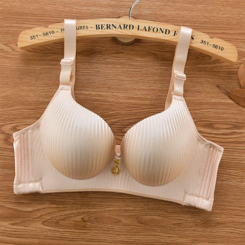 2023 New Bra Girl\'s Thickened Steamed Bread Cup 8cm Adjustable Underwear  No Mark  No Steel Ring  Breast Bras Lingerie