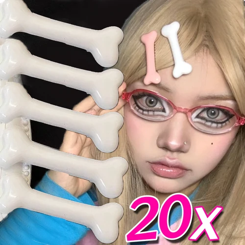 Imagen 2 del producto Horquilla de hueso de perro Y2K para mujer, tocado Punk de moda, pinzas para el cabello con flequillo lateral, horquillas divertidas, pasadores encantadores, accesorios de herramientas de estilismo