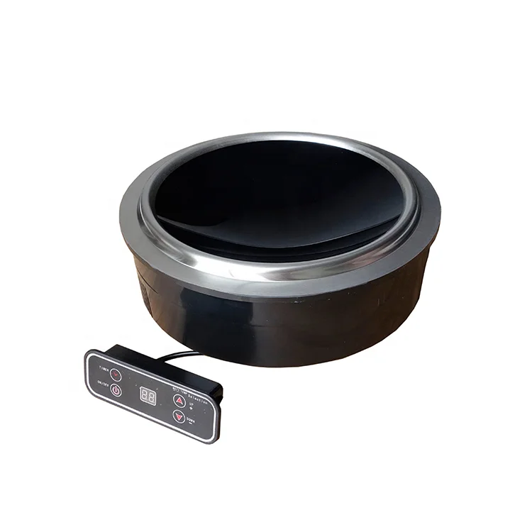 Коммерческая встроенная индукционная плита-вок для профессиональной кухни, мощная индукционная плита, решение для приготовления пищи для кухни