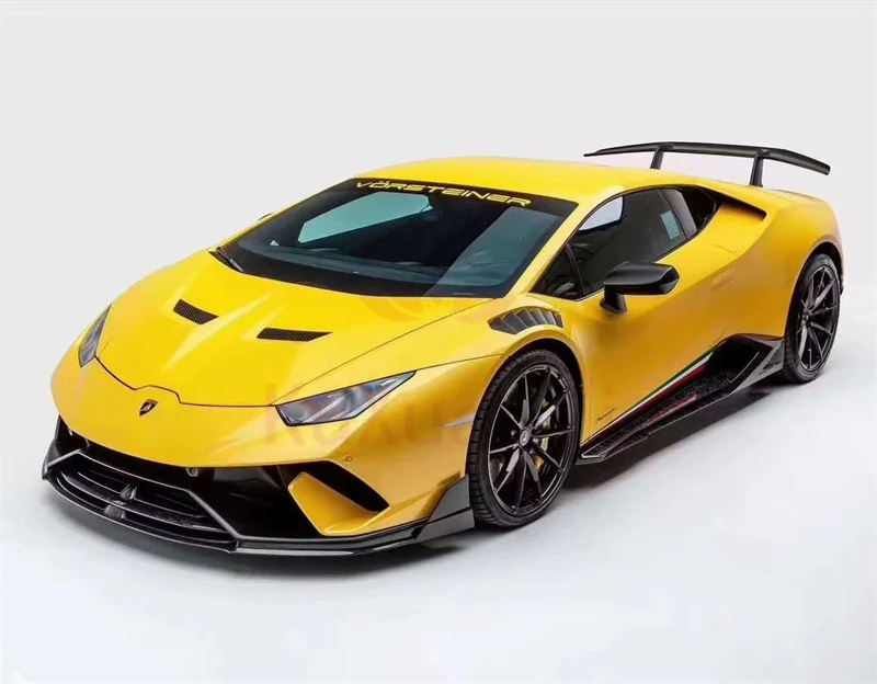 لامبورغيني هوراكان LP580 LP610 عالية الجودة جميع ألياف الكربون طقم الجسم P-نمط الجانب تنورة طقم الجسم