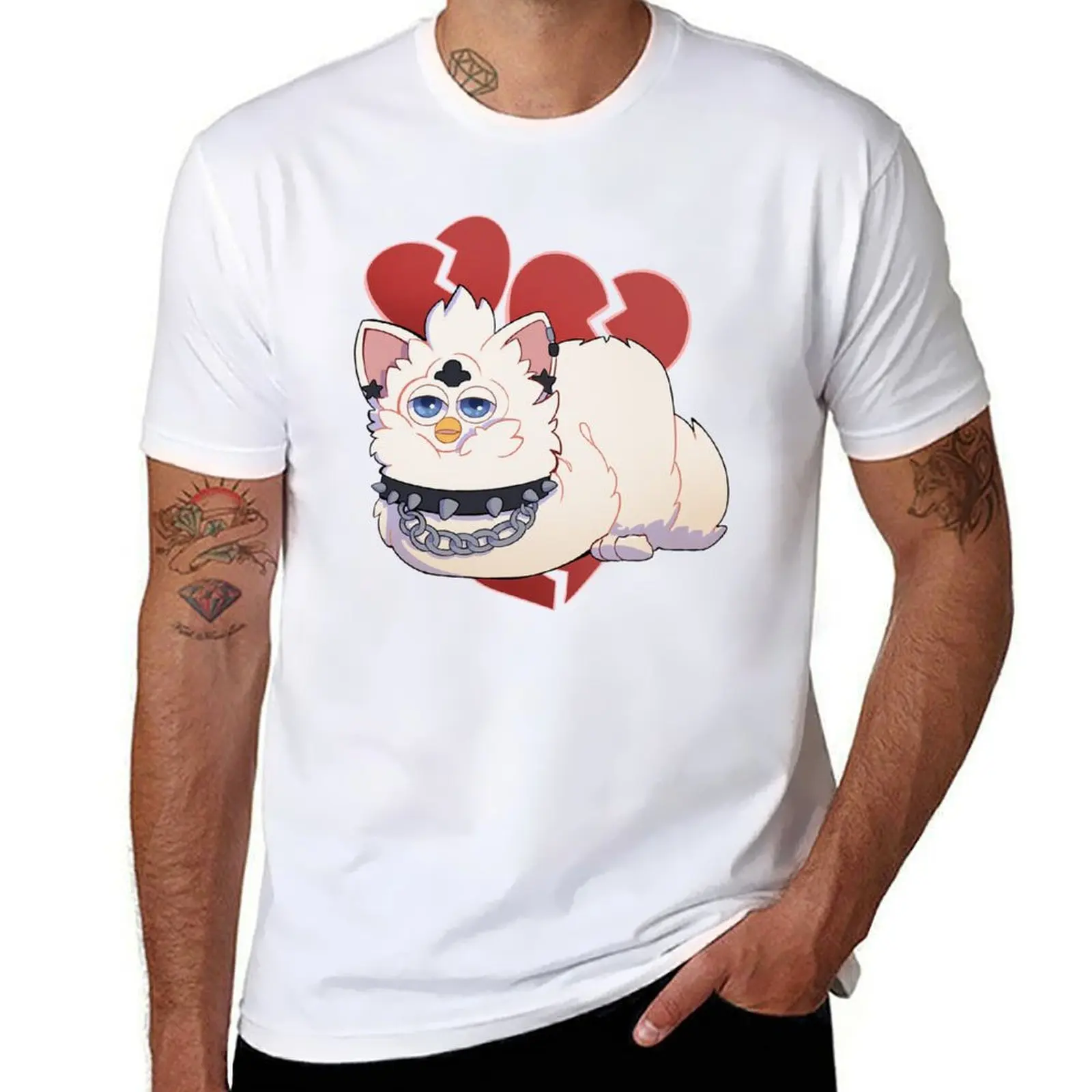 Camiseta larga Furby Clown Furby, camiseta informal de manga corta que combina con todo