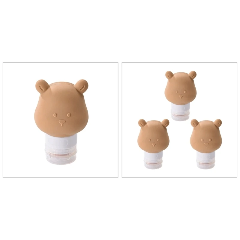 

Travel Bottle for Toiletries,Squeezable Travel Accessories Refillable for Lotion
