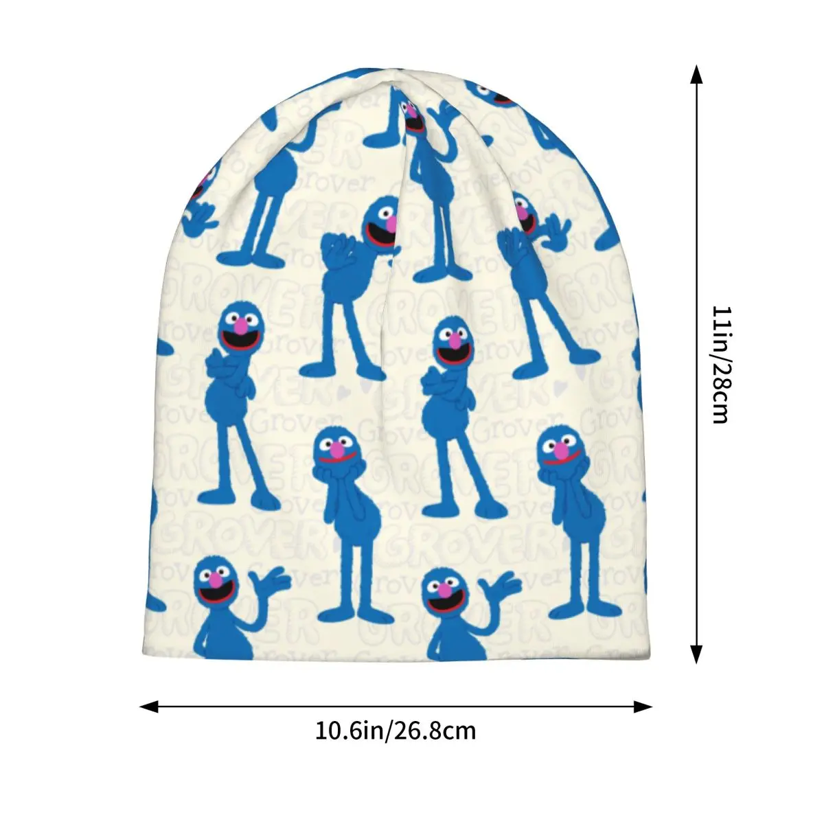 Simpatico modello Grover Sesame Street Caps Moda Uomo Donna Outdoor Skullies Berretti Cappelli Primavera caldo multifunzione Bonnet Hat