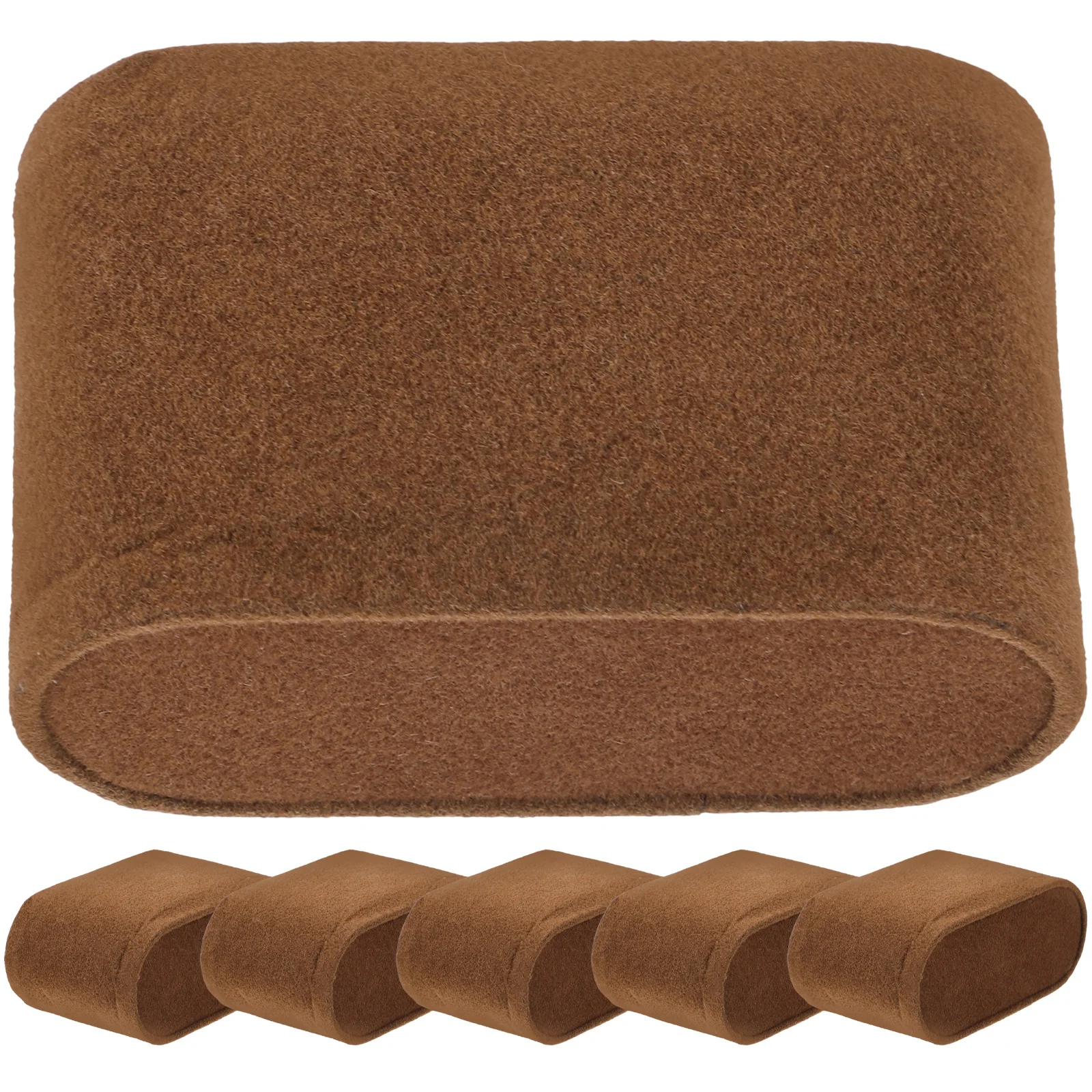 6 قطعة حجم الوسائد لصندوق مجوهرات وسائد سوار عرض وسادة ساعة عرض منصات حامل ساعة وسادة حامل #3