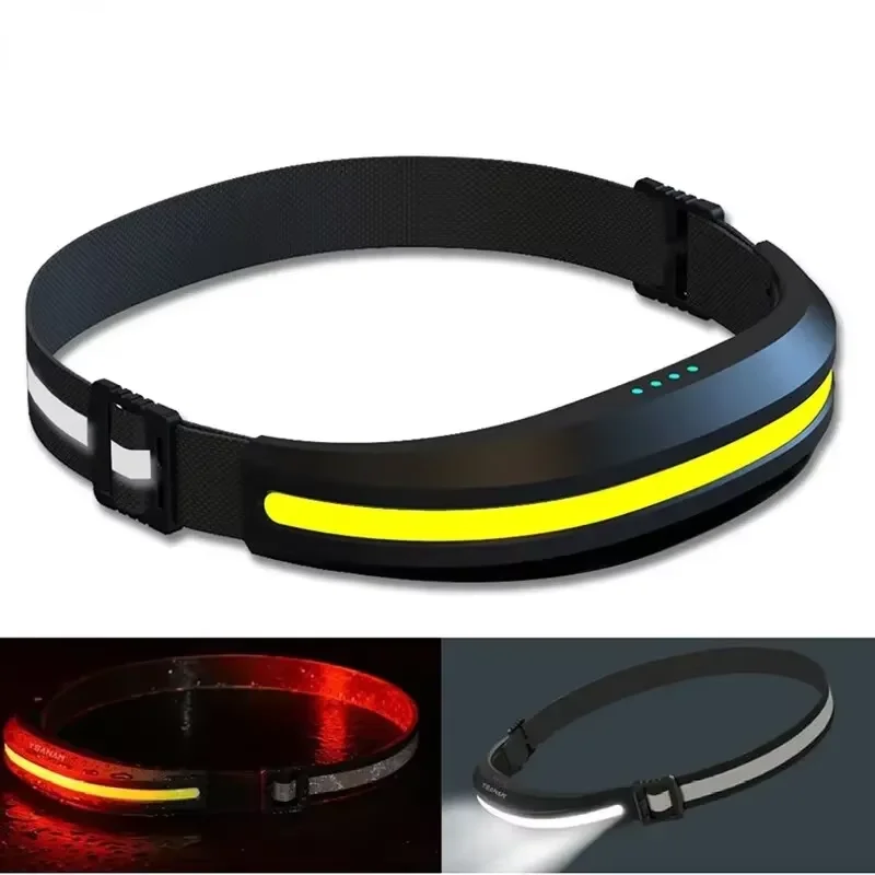 400 Lumen Usb Rechargeable Fishing Running Head Lamp Super Bright Bike Cycling Dog Walking Cob Led Headlamp