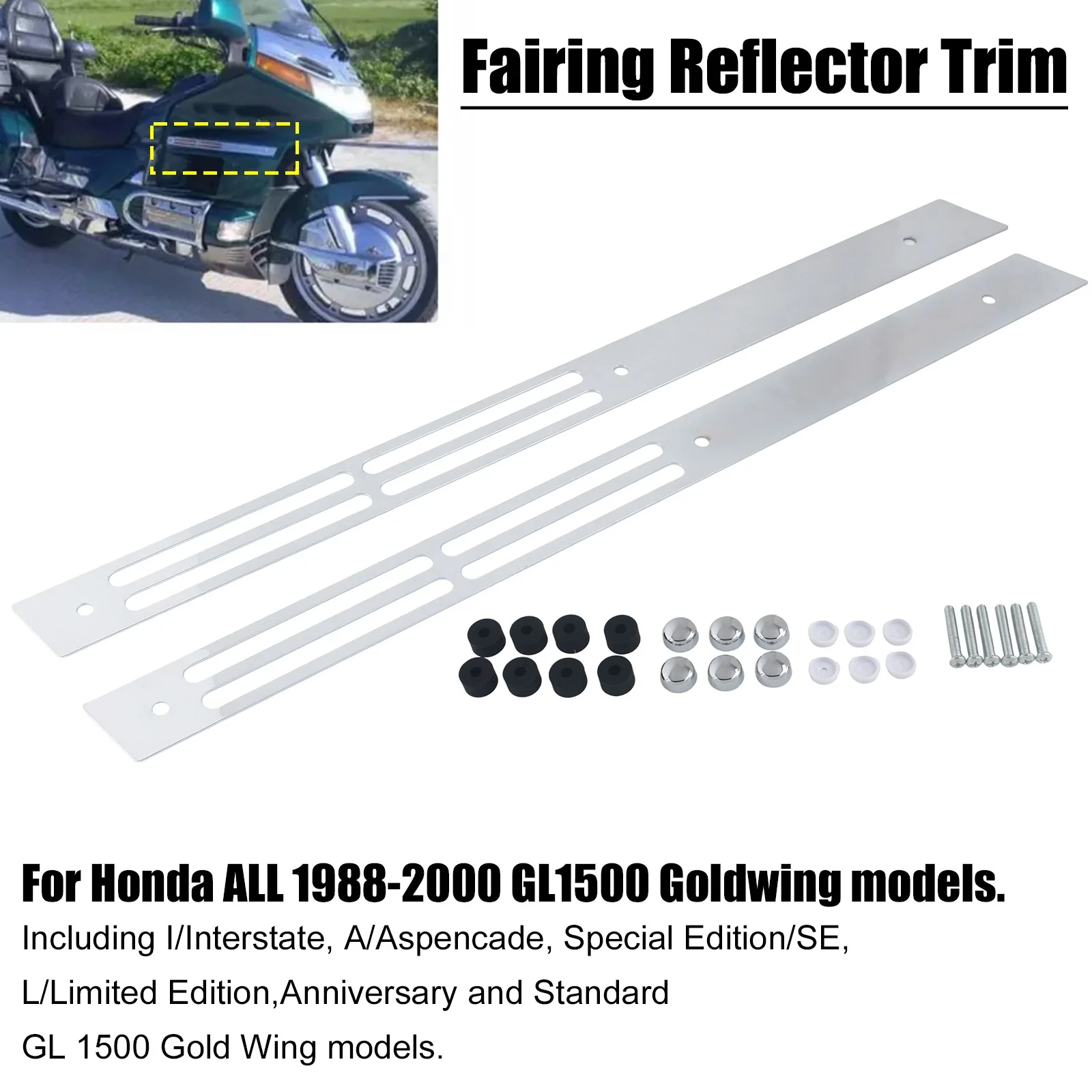 ​ Железный обтекатель двигателя, боковая молдинговая накладка для Honda Goldwing 1500 GL1500A Aspencade