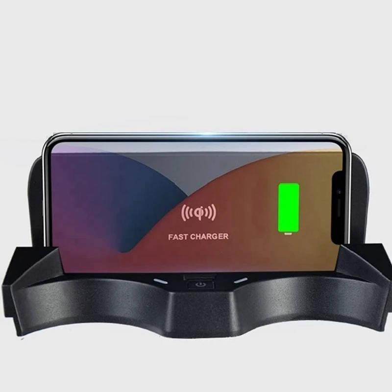 Car Wireless Charger For BMW X1 X2 2020-2021 F39 F48 F49 Mobile Phone Fast Charging Holder Accesorries Charging Plate