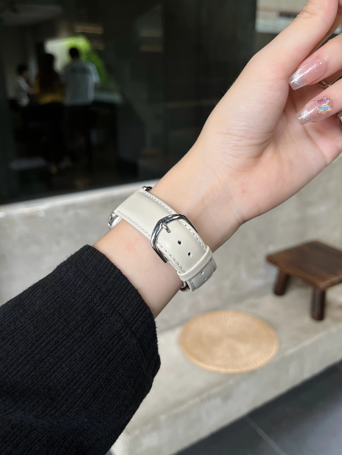 여성용 애플 워치 밴드 울트라 가죽, 10, 9, 8, 7, 6, 5, 4, 3, 2/1 SE, 38mm, 40mm, 41mm, 42mm, 44mm, 45mm, 46mm 루프