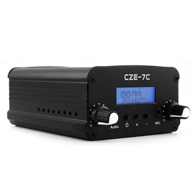 CZE-7C 7W High-Quality Wireless FM Transmitter For Drive-In Church, School & Supermarket Events, Light Shows Conference Stereo