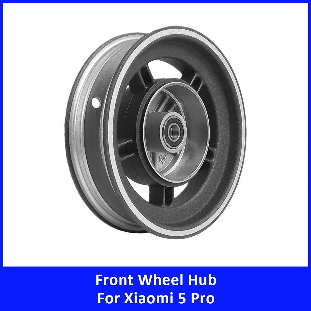 

Kickscooter Aluminum Alloy Front Wheel Hub Rim for Xiaomi 5 Pro Electric Scooter Accessories Front Wheel Hub Replacement Parts