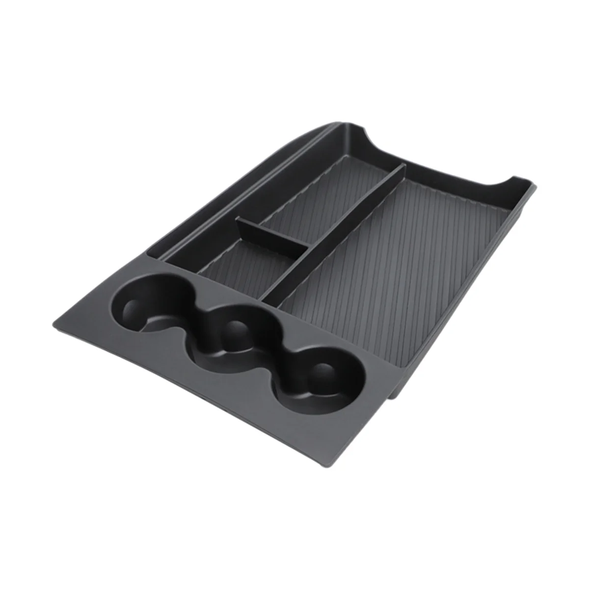 

Lower Center Console Organizer Tray with Cup Holder for Rivian R1T/R1S 2022-2024 Console Storage Box Accessories