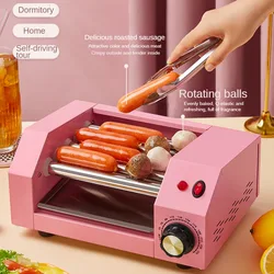 Automatic Hot Dog Machine Home Kitchen Small Sausage Roaster  хот дог мейкер Machine à Hotdog Maquina De Perritos Calientes