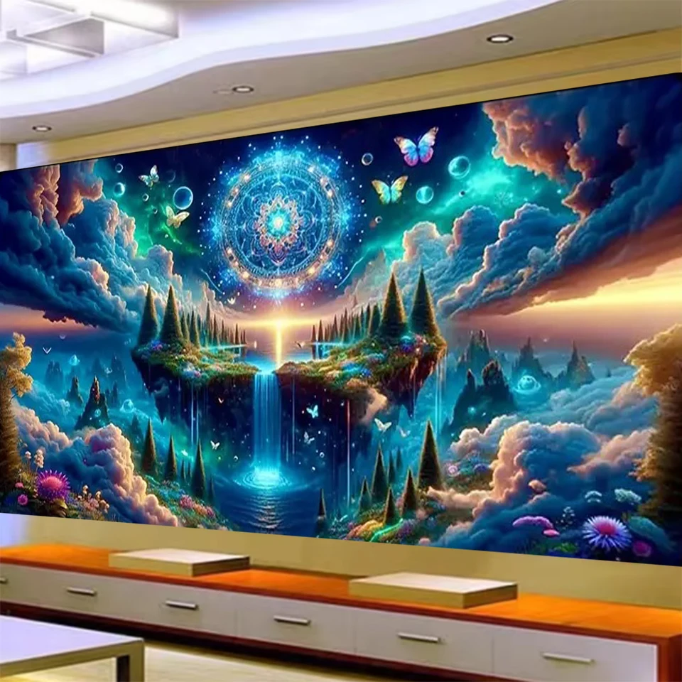 

Beautiful Sky Tree City Landscape Diamond Art Kits New 2025 Full Square Round Diamond Painting Mosaic 5D Diy Cross Stitch