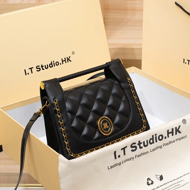 

Women's Handbag Genuine Leather Underarm Bag, Women's 2024 Autumn/winter High-end Texture Brand Designer Single Shoulder Crossbo