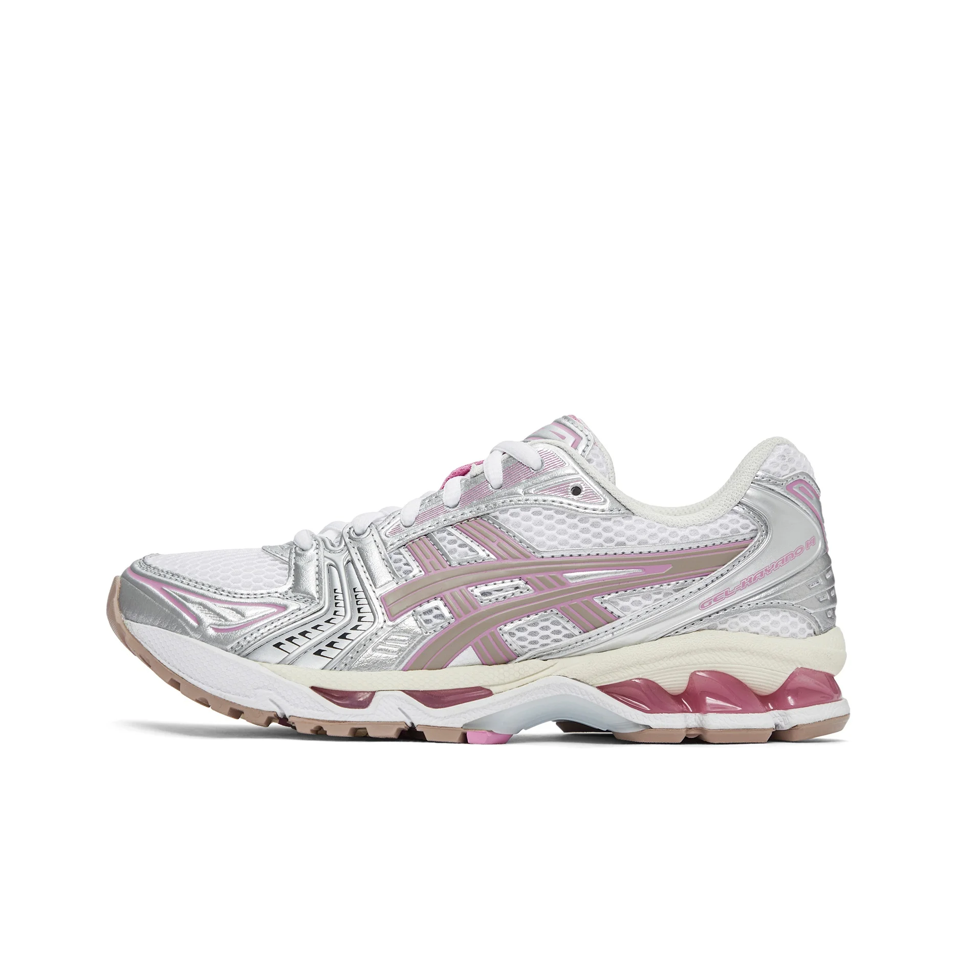 ASICS Gel Kayano 14 Chaussures de course basses respirantes résistantes à l'abrasion unisexe Cherry Blossom Pink 1203A667-100