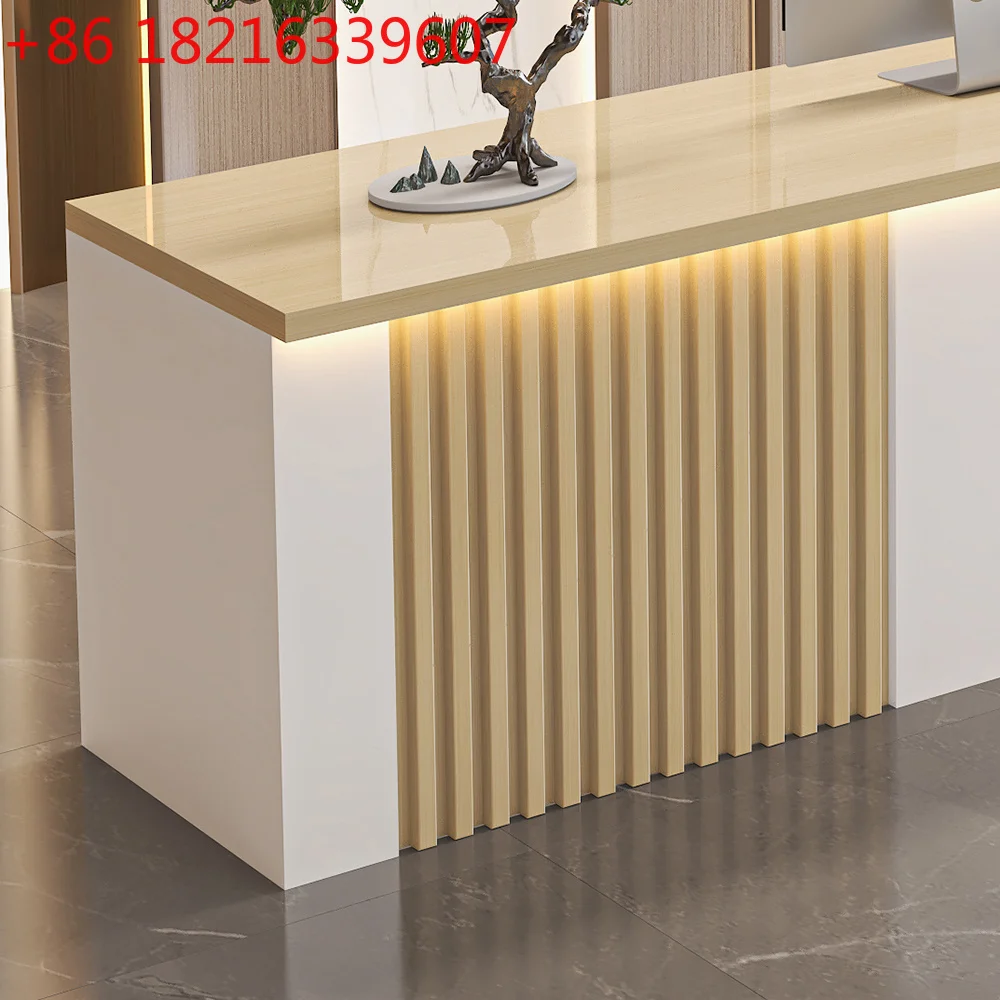 YAO Aesthetic Elegant Bar Counter Cabinet Modern Delicacy Nordic Simple Reception Desks Unique Luxury Mostrador Commercial Furni