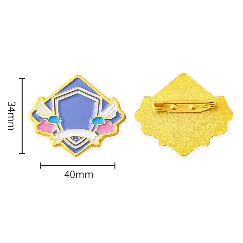 Zinc Alloy Badge for Children's Gift, Customized Logo, Baked Paint, 2D Badge, Children's Gift, Opening Season, Hot Selling