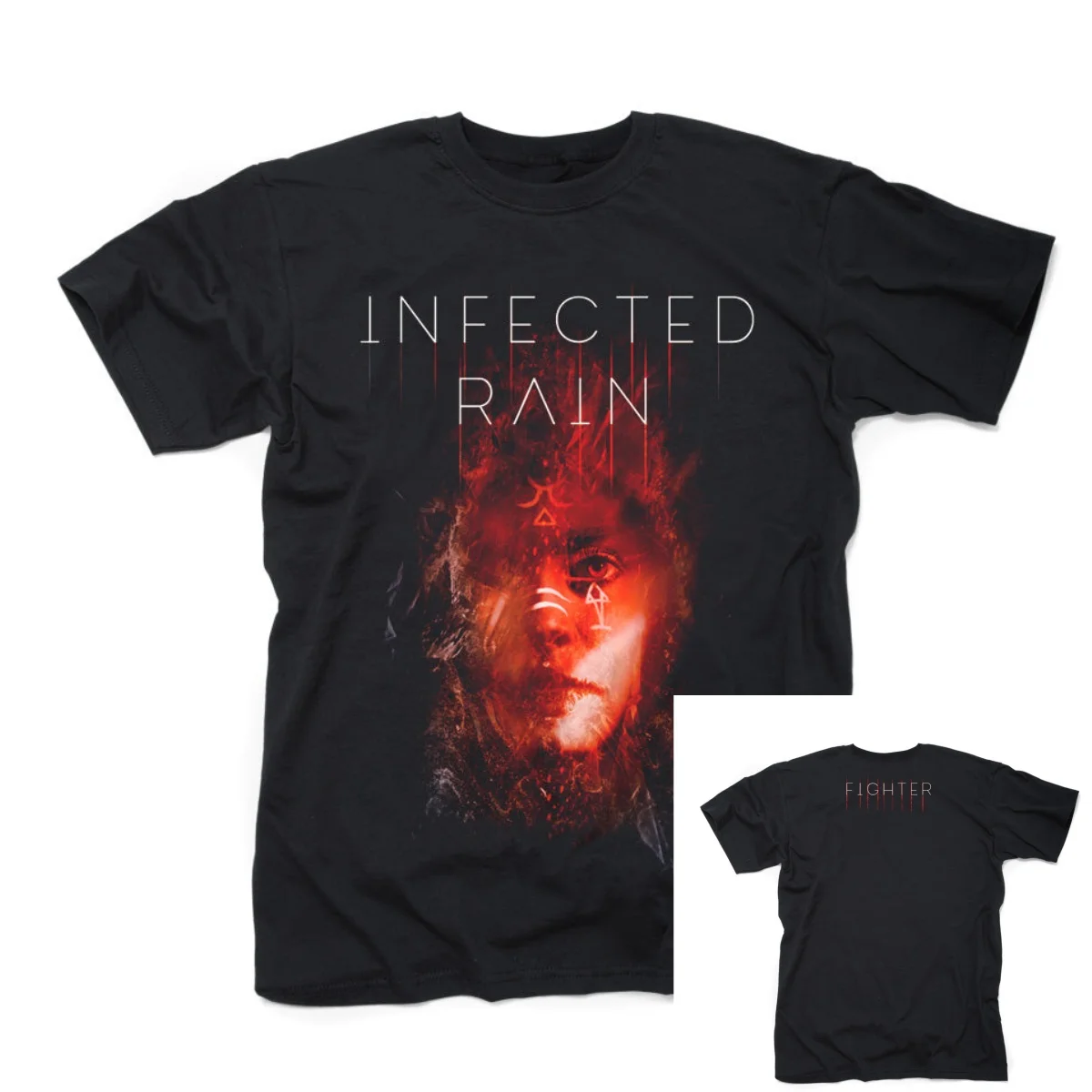 Infected Rain Endorphin Band T-Shirt 100% Cotton Graphic Tee Men Women Summer Streetwear Top