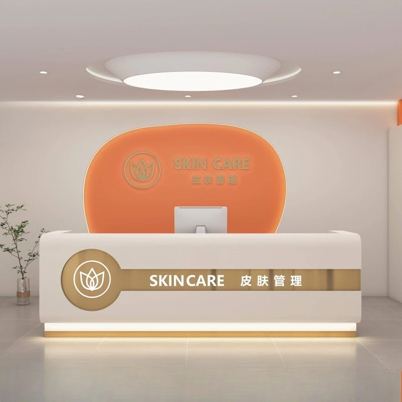 خادم صالون تجميل الأعمال أمين الصندوق المنزل عداد الاستقبال العملاء مكتب الاستقبال مكتب مكافحة المظهر الصناعي مكتب الاستقبال #1