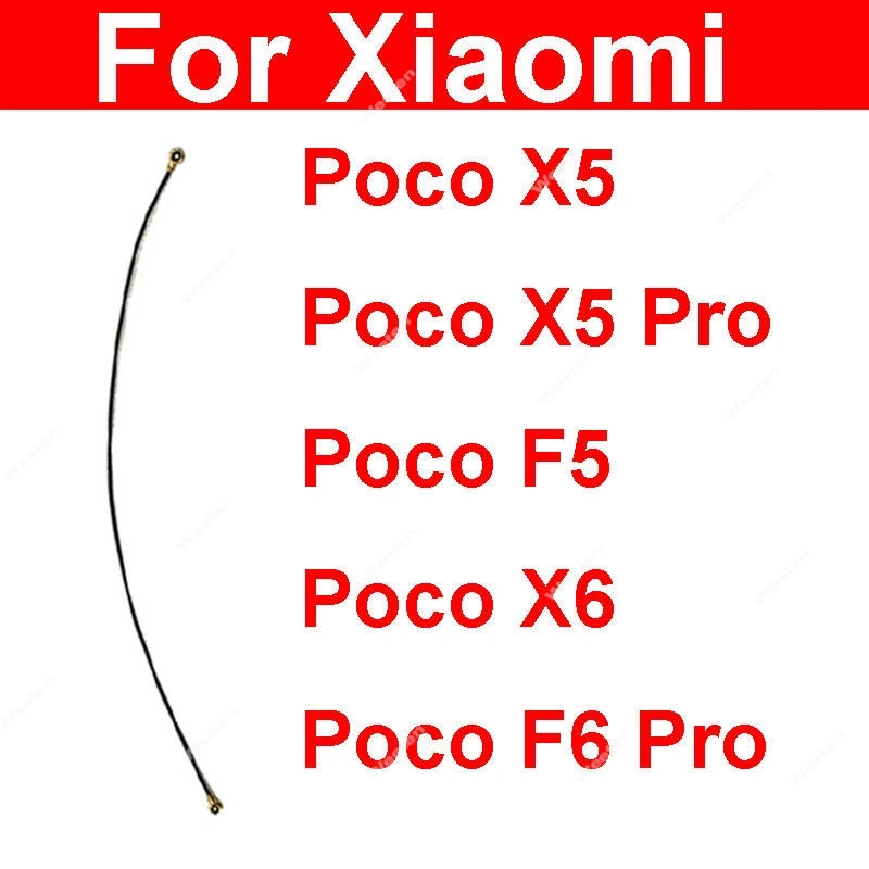 For Xiaomi Pocophone POCO F6 F5  Pro Poco X6 X5 Pro Signal Wifi Antenna Flex  Cable Signal Flex Connector Replacement Parts