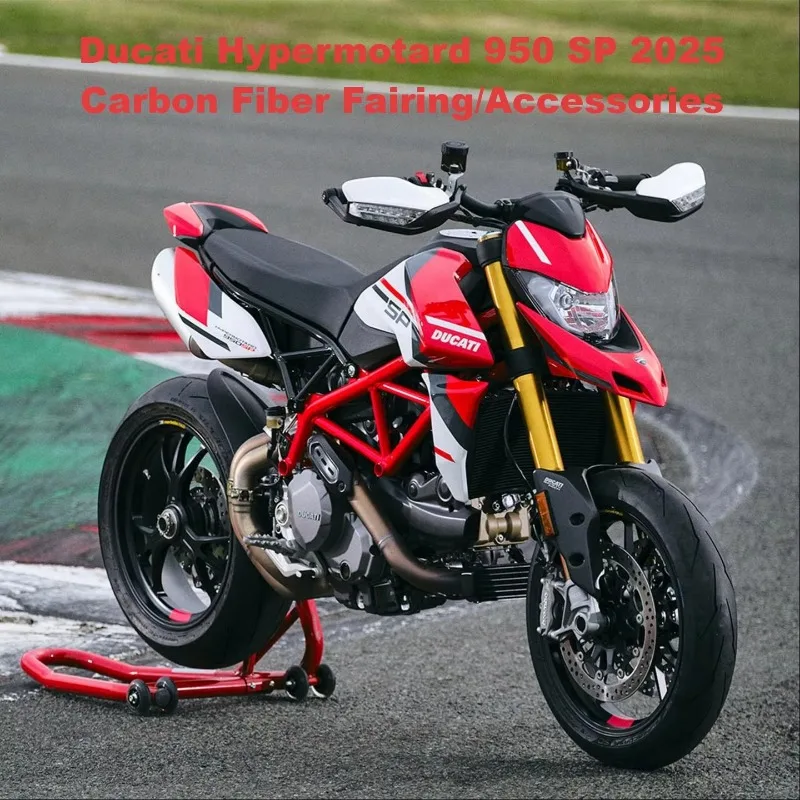 Full-Size Custom Motorcycle Body Kit3K 100% Dry Carbon Fiber Motorcycle Fairing Kit For Ducati Hypermotard 950 SP 2025 Carbon Fi