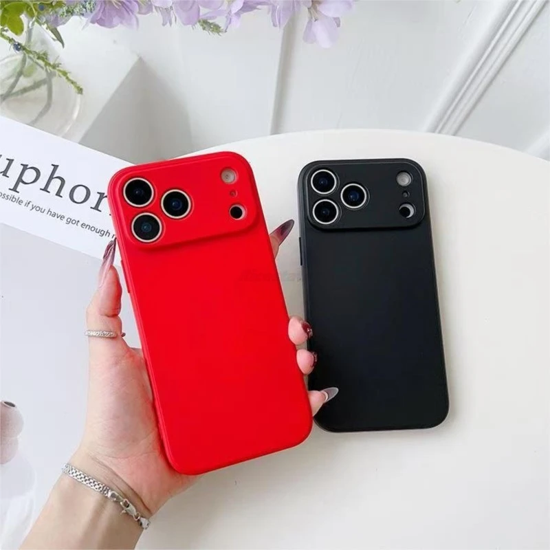 Flüssige Silikonhülle für iPhone 17 Pro Max Cover iPhone 11 12 13 Mini 14 15 16 Plus 17 Pro Max 17 Air Cover Case