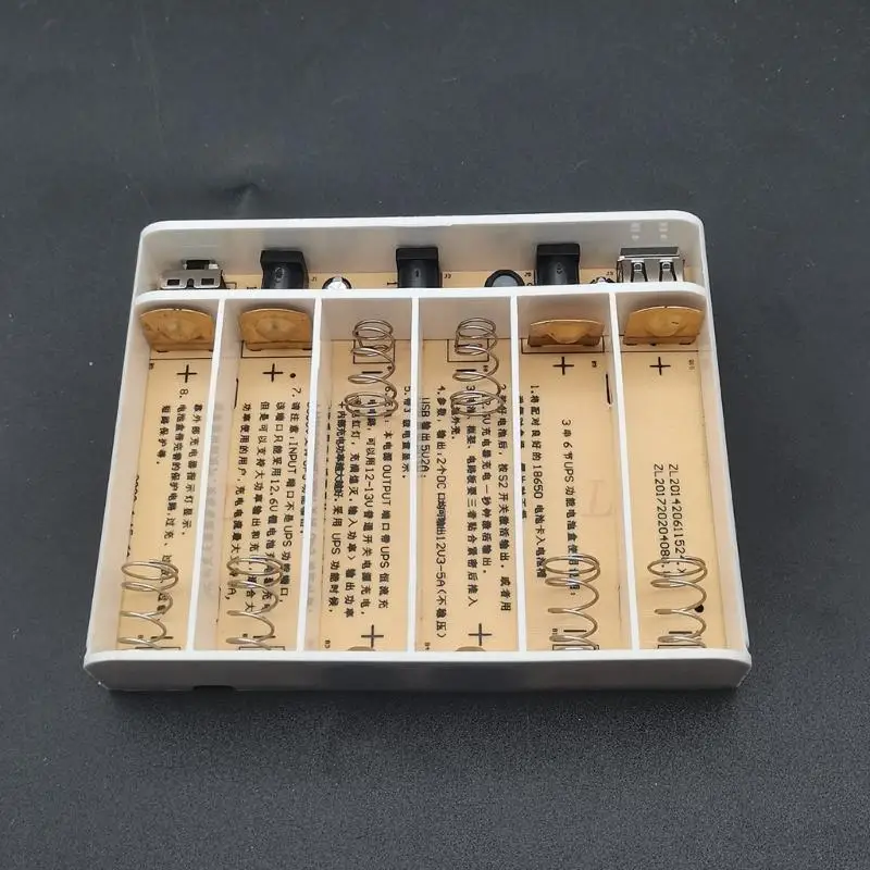 

USB 5V 9V 12V Output 6x 18650 Battery UPS DIY Power Bank Boxs For Tablets CCTV Cameras LED Speaker Routers Cellphone