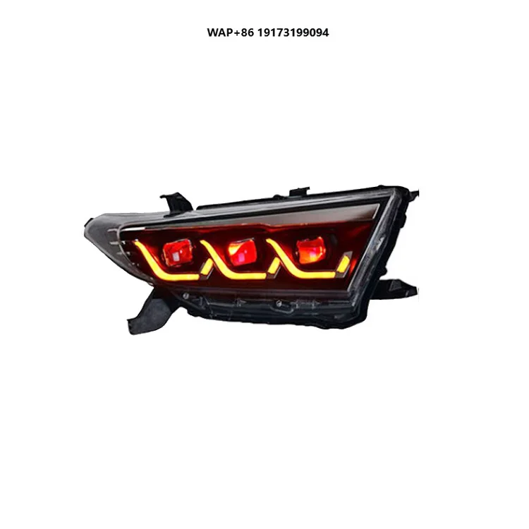 

Заводская продажа, передняя фара, обновленная светодиодная фара Demon's Eye, DRL фары для Toyota Highlander 2012-2014