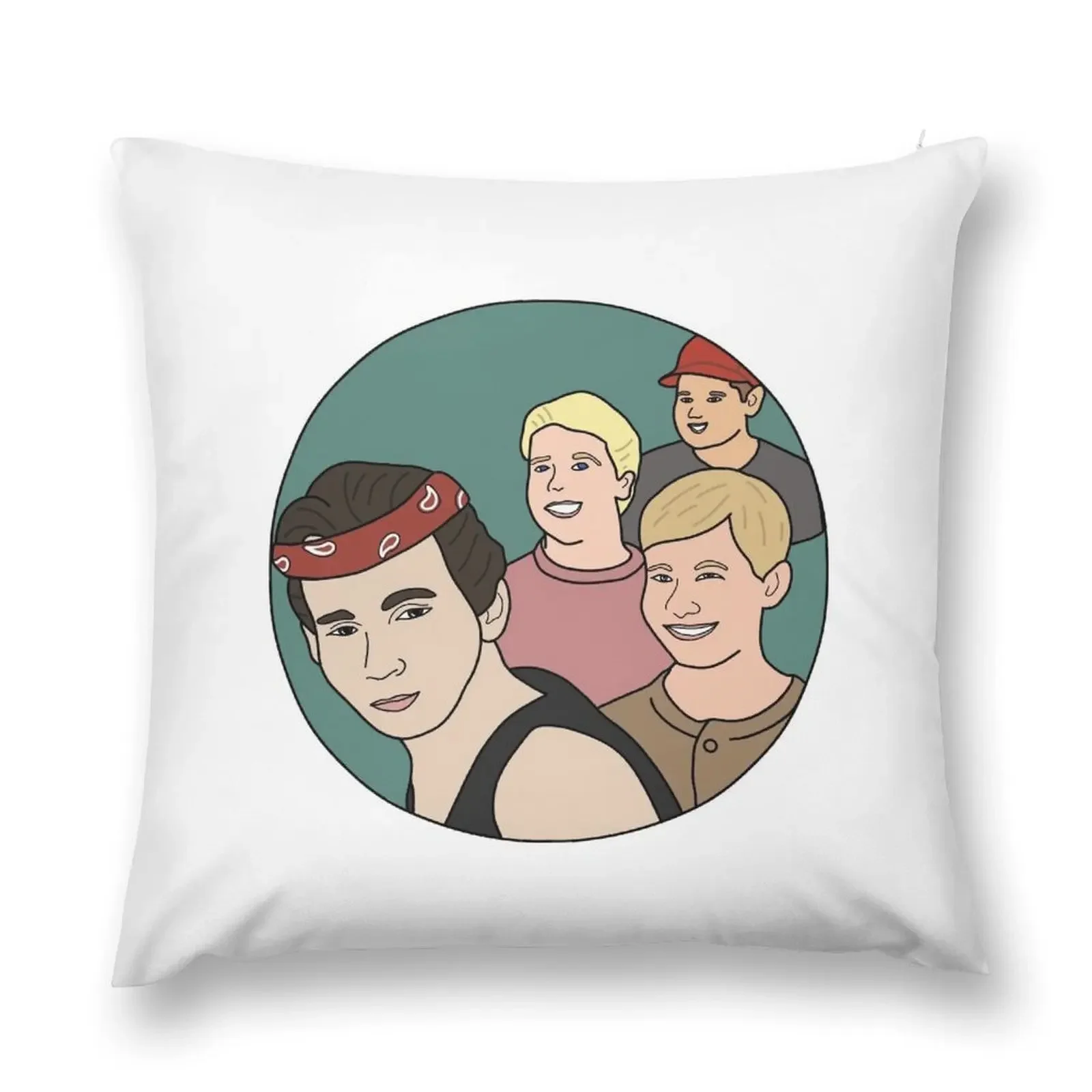 

The ButterCream Gang - Pete, Scott, Lanny Eldon Throw Pillow christmas cushions covers Sofa Covers Pillows Aesthetic pillow