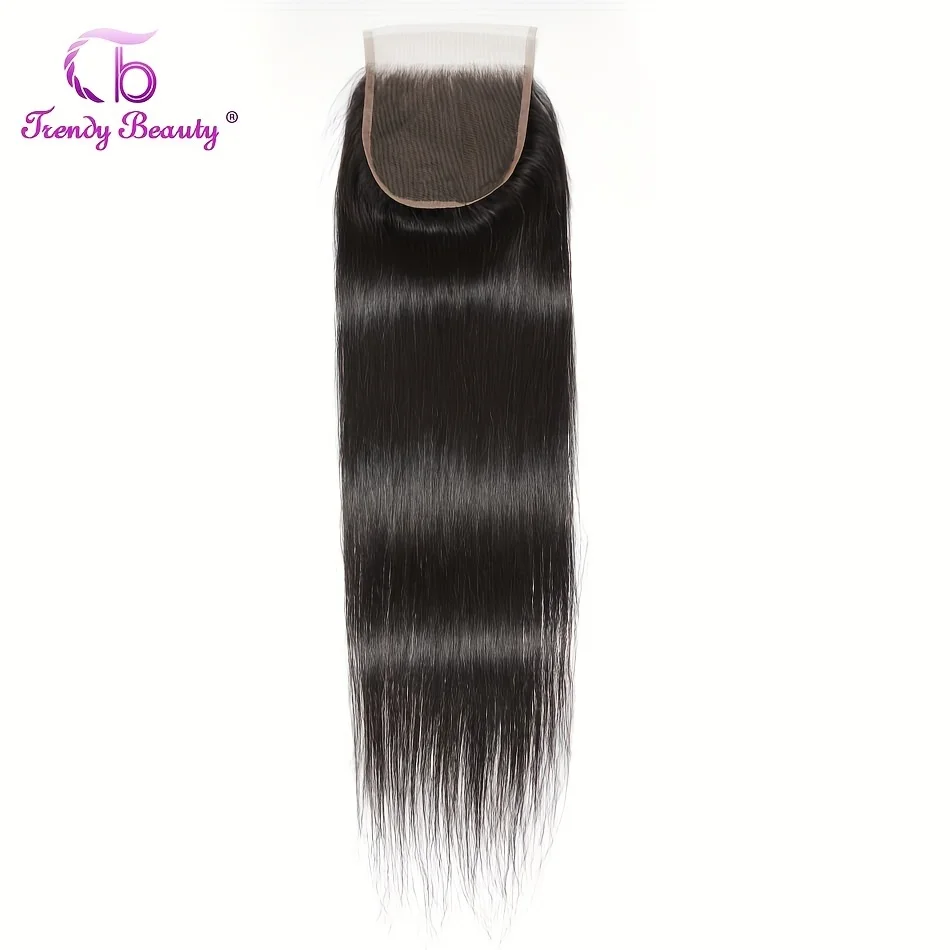Peruvian Straight Hair Closure Free Part Lace Closure 5X5 Swiss Lace Virgin Hair Closure 100% Human Hair Closure Can Be Dyed