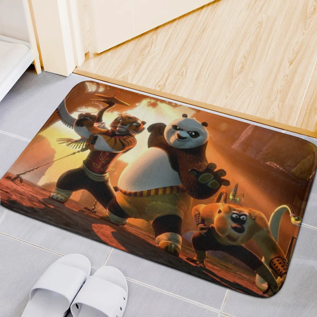 

Home Carpet Rug Bathroom K-Kung Fu Panda Mat Retro Multiple Choice Living Room Kitchen Non-Slip Alfombra