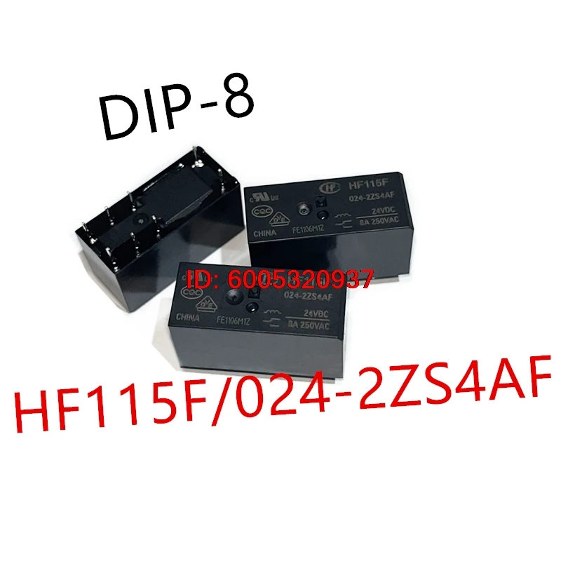 10piece  HF115F/005-2ZS4AF 、HF115F/012-2ZS4AF 、HF115F/024-2ZS4AF  New power relay  HF115F-012-2ZS4AF 、HF115F-024-2ZS4AF