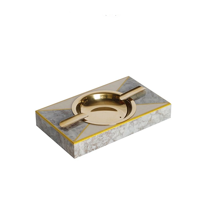 Cigar Ashtray American Style Furnishings Soft Decoration Italian Light Luxury Model Room Living Room Decoration