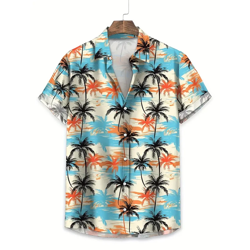 

3D Print Overalls Pattern Funny Cosplay Men Hawaiian Shirt Hip Hop Party Pineapple Fruit Short Sleeve Shirts Summer Daily 2025